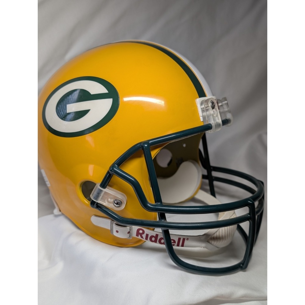 Official Riddell Green Bay Packers Speed Replica Helmet Full Size 12"